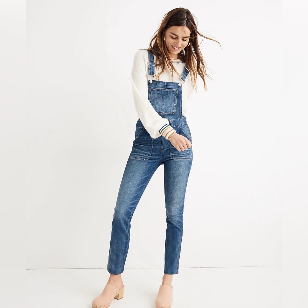 Madewell skinny overalls